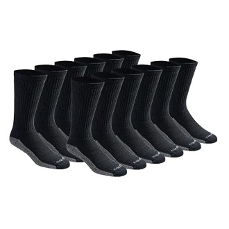 Dickies Men's Dri-tech Moisture Control Crew Socks Multipack