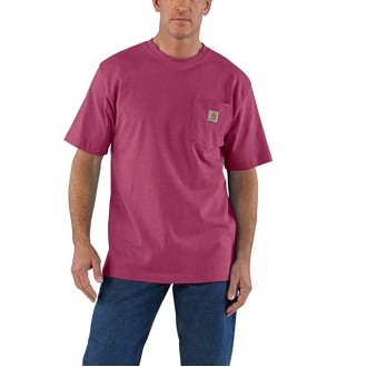 Carhartt Mens Loose Fit Heavyweight Short-sleeve Pocket T-shirt